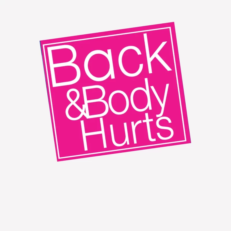 Back & Body Hurts Male T-Shirt