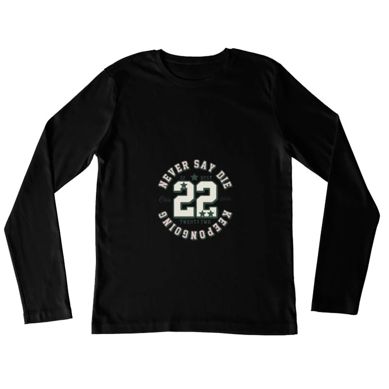 Design de diplômé 2022 Femme Manches Longues T-Shirt