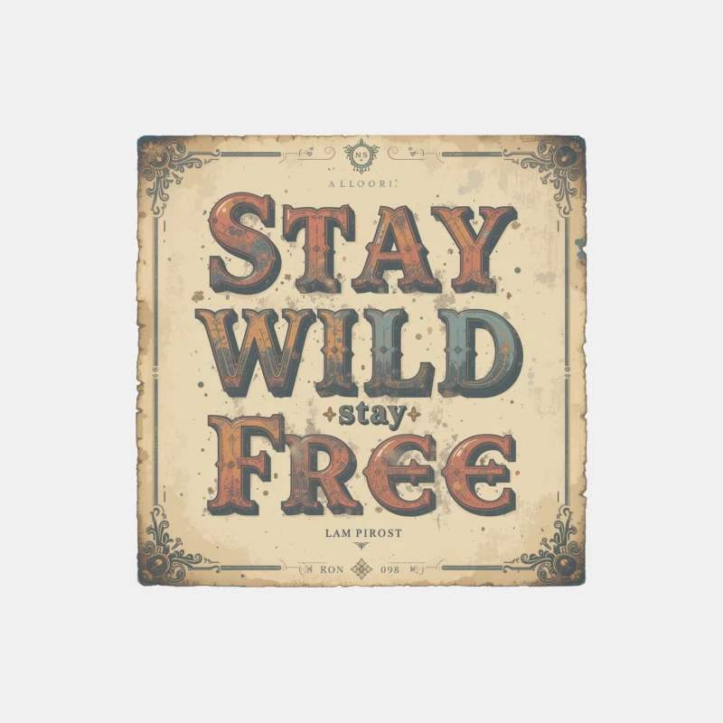 Vintage Inspirational Typography Design Male Tank Top