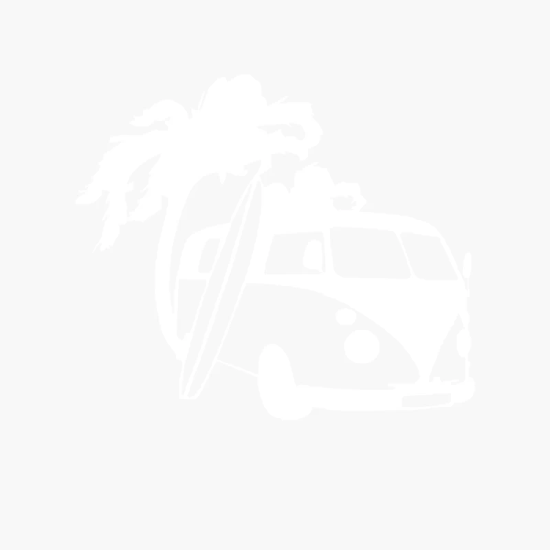 Camper Van Surf Split Retro Cotton Tote Bag