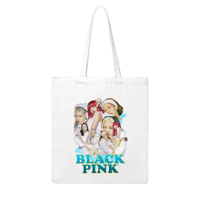 Blackpink: K-pop Fashion and Performance Icons Cotton Tote Bag