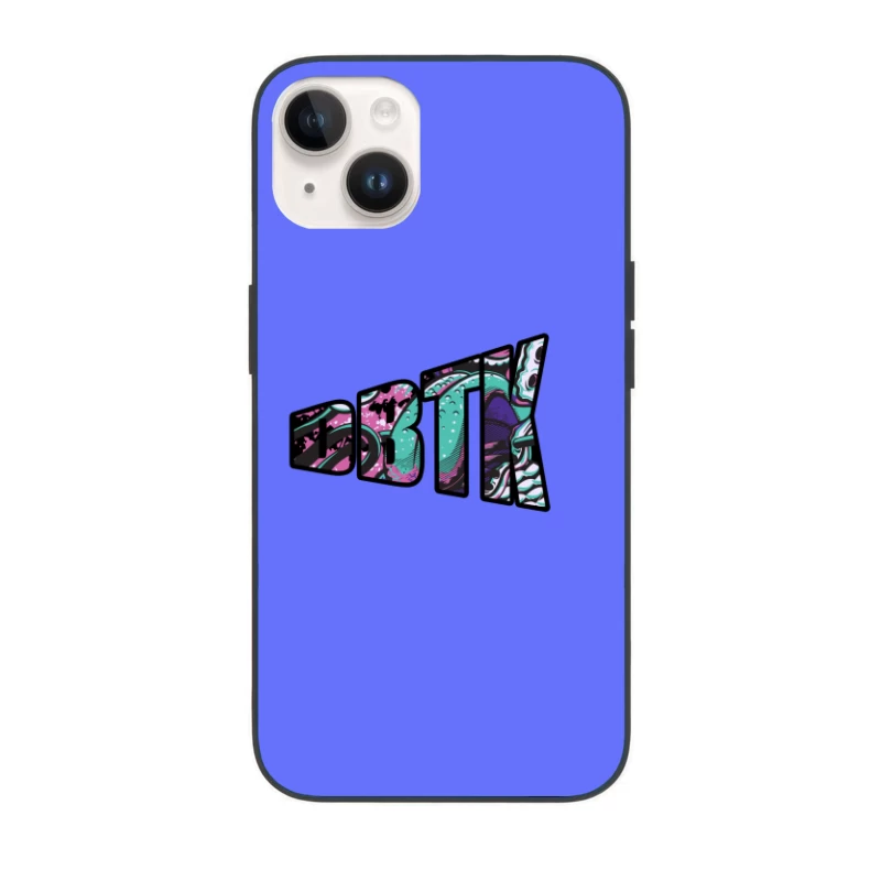 Vibrant Abstract Logo Design iPhone Case