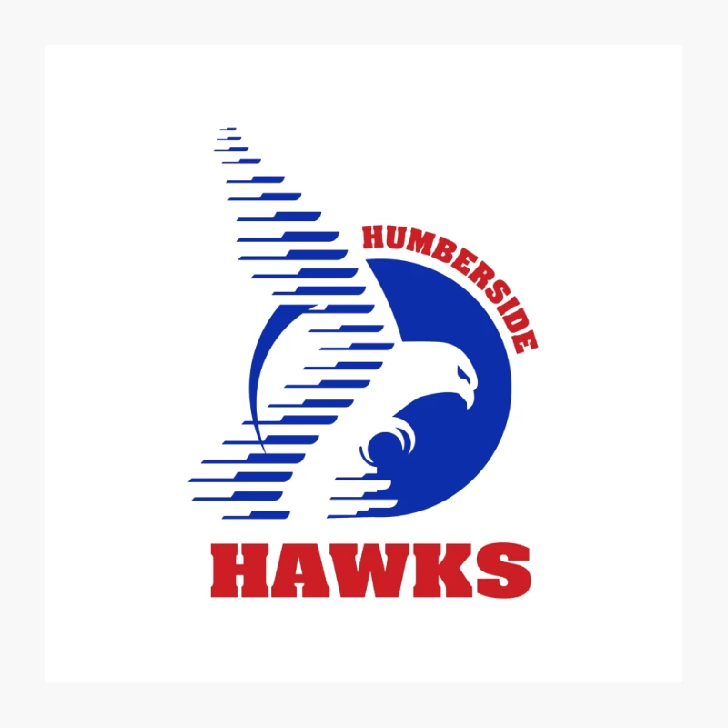 Humberside Hawks Sports Team Logo Pin