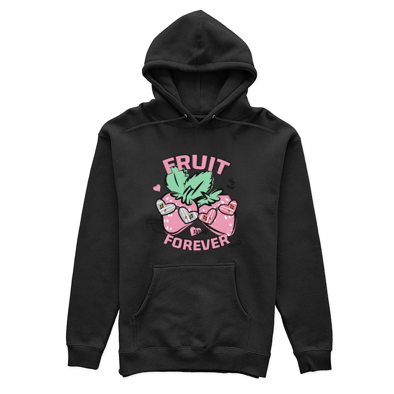 Fruchtige Erdbeerfreunde Damen Pullover Hoodie