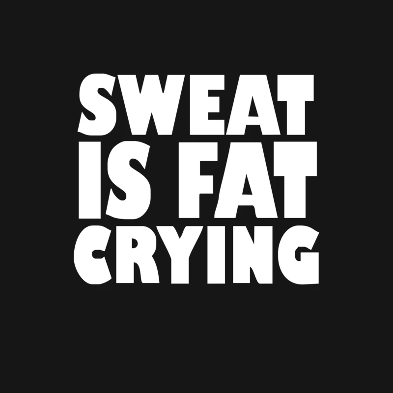 Sweat Is Fat Crying Bodybuilding Gym Wear Training Female Long Sleeve T-Shirt