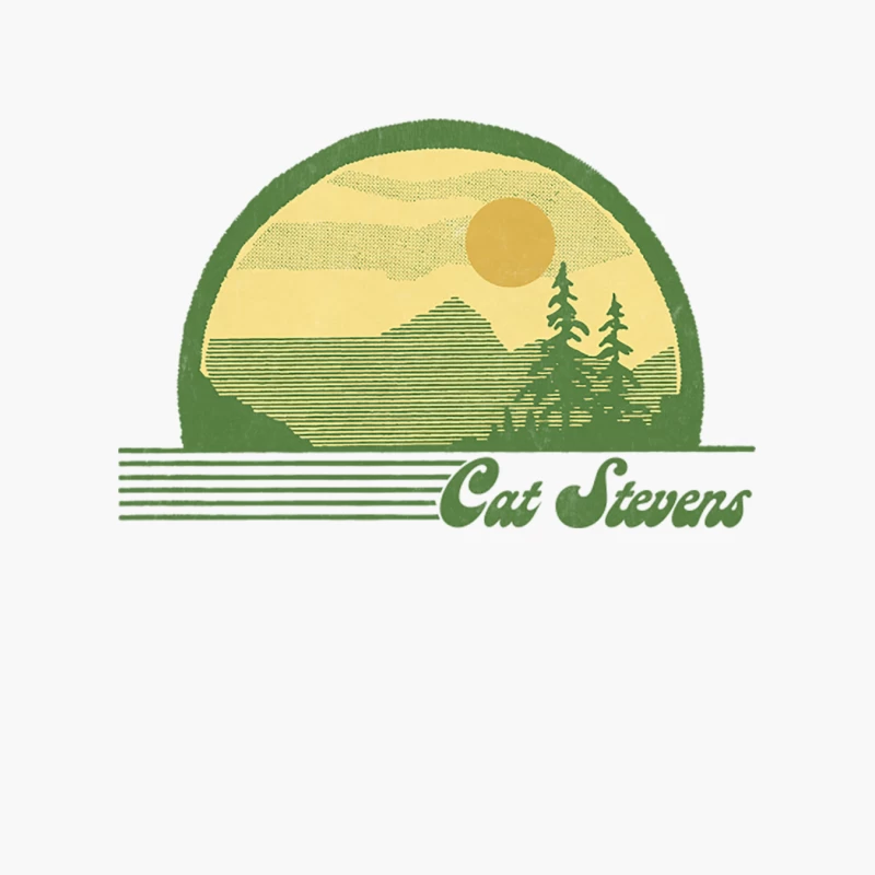 Cat Stevens  Retro Style Country Fan Design Cotton Tote Bag