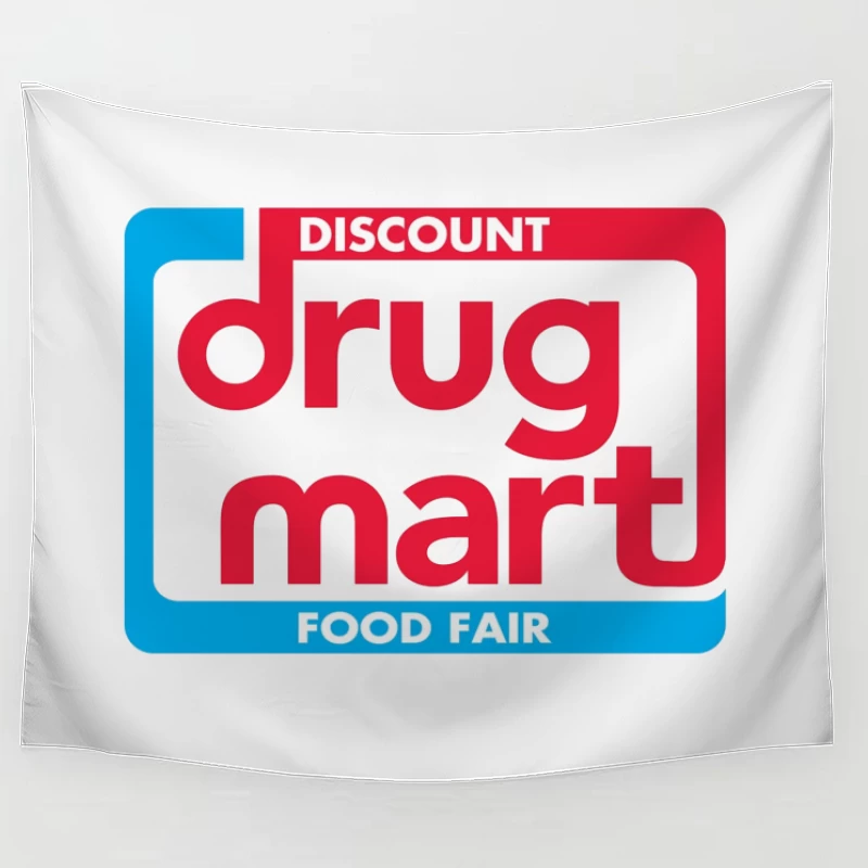 Discount Drug Mart Food Fair Vintage Retail Logo Tapestry