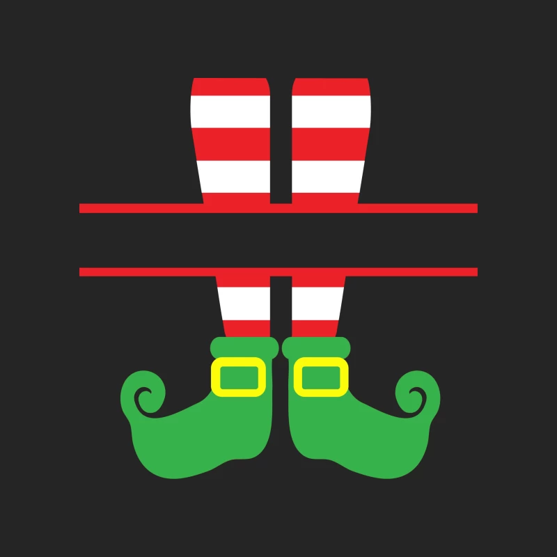 Jambes de lutin avec chaussettes rayées Homme Sweat-shirt à enfiler