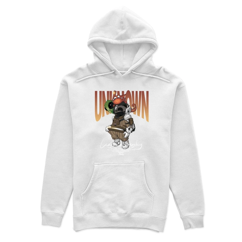 Abstrakte Cartoon-Kreatur-Kollage Damen Pullover Hoodie