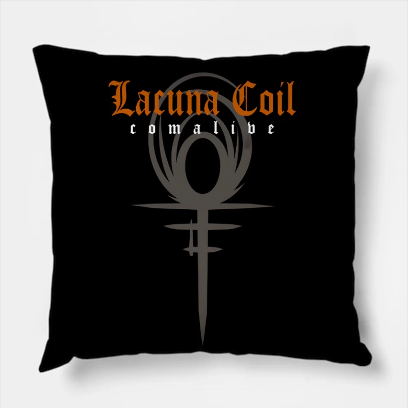 Lacuna Coil Comalive Throw Pillow