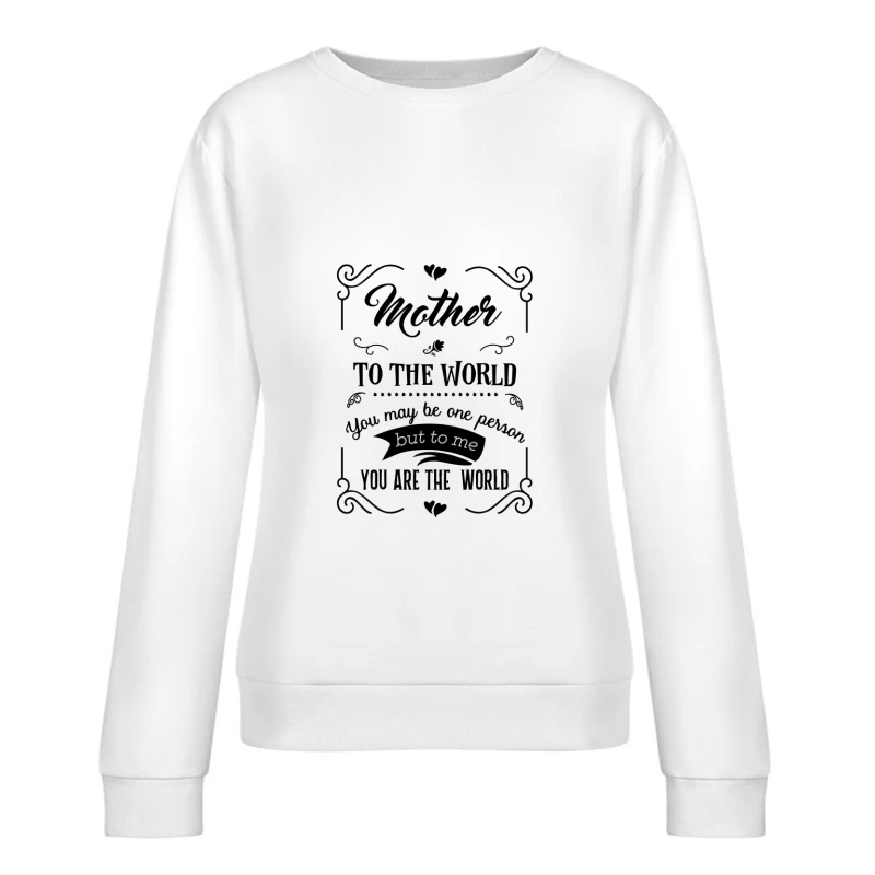 Arc-en-Ciel en Noir Femme Sweat-shirt à enfiler