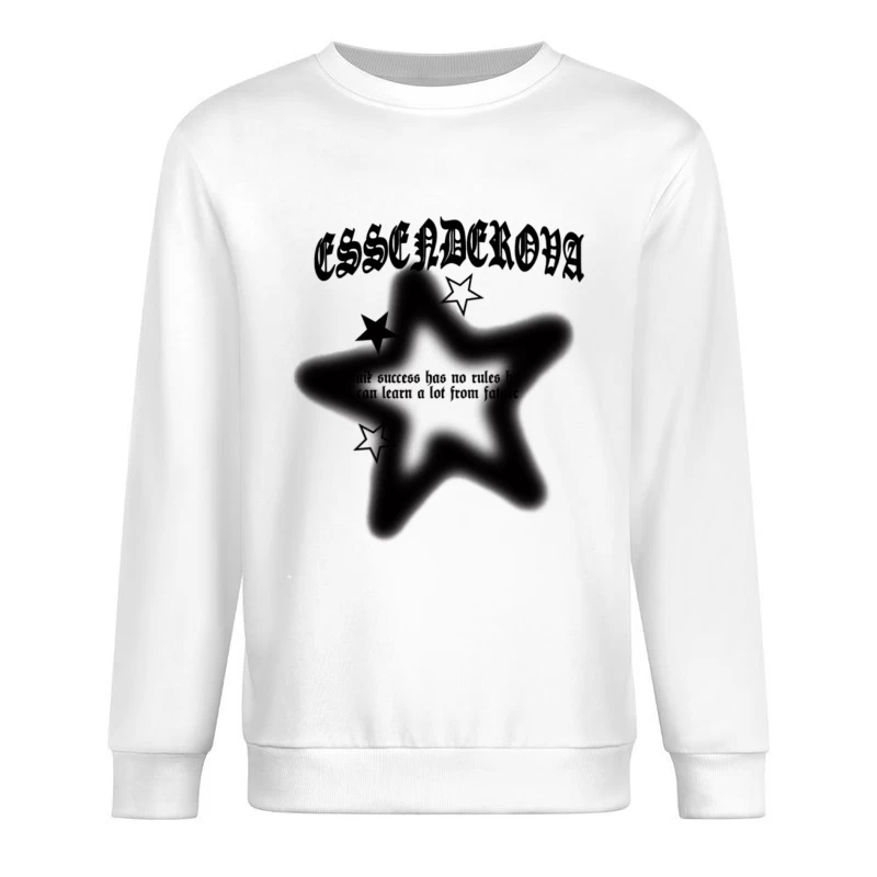 Stern Mit Motivationszitat Herren Pullover Sweatshirt