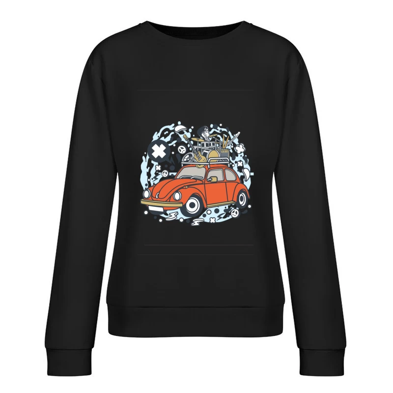 Voiture et instruments de musique Femme Sweat-shirt à enfiler