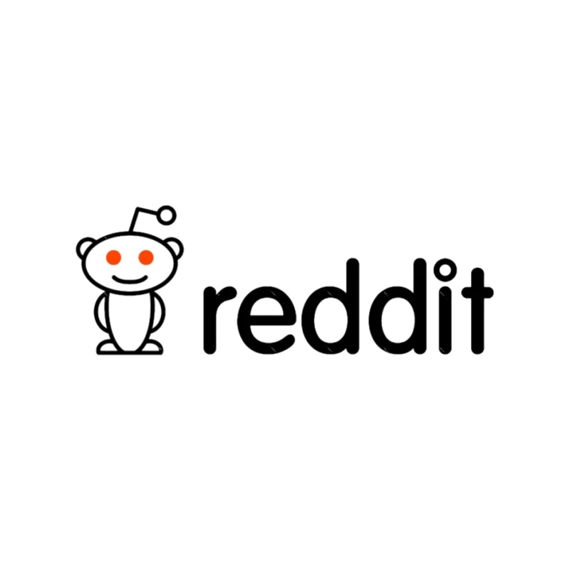 Reddit Logo with Snoo Mascot Pin