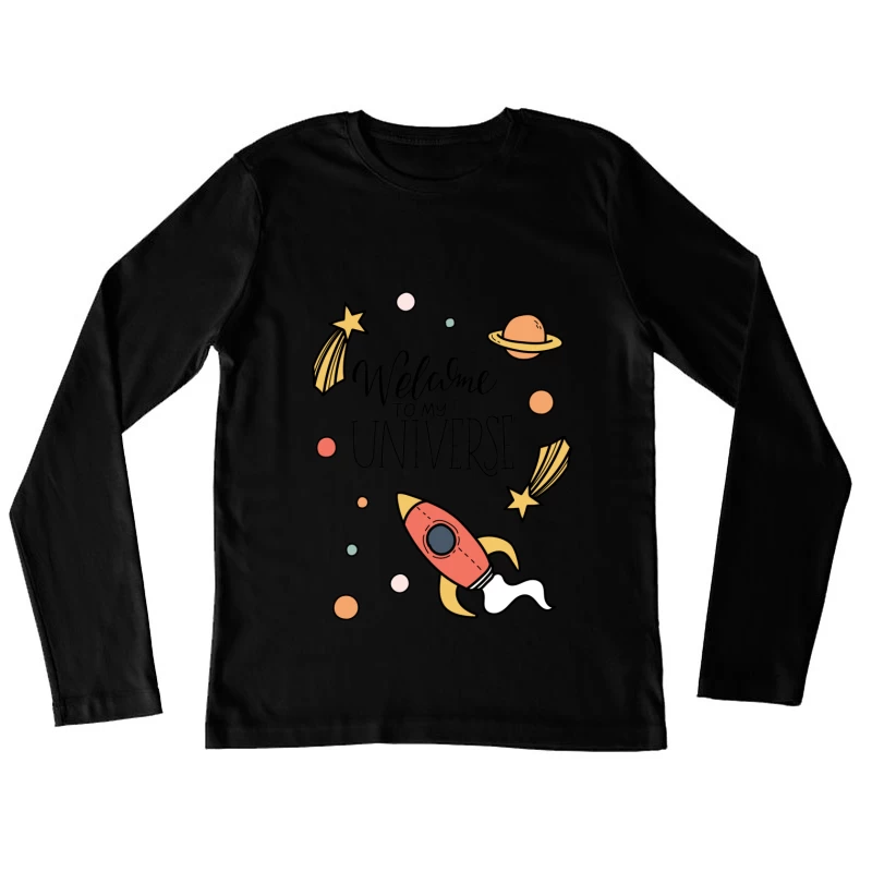 Bienvenue dans l'univers céleste Femme Manches Longues T-Shirt