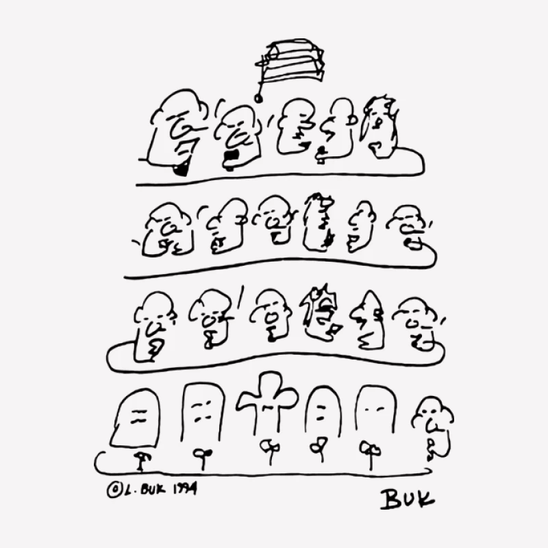 Evolution des Menschen als Schrift Damen T-Shirt
