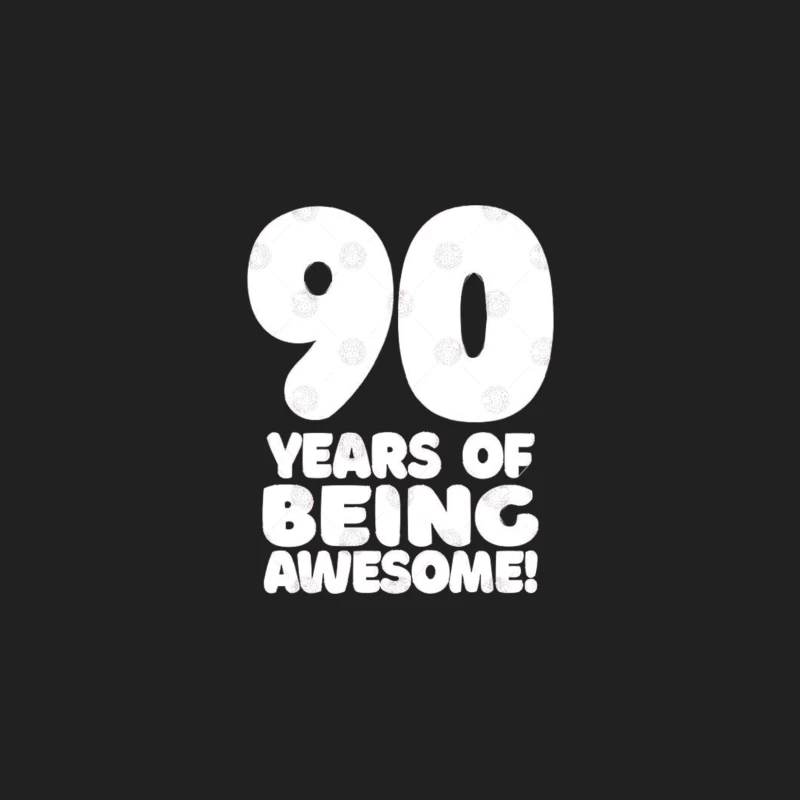 90 Years Of Being Awesome - Funny Birthday Design Bucket Hat