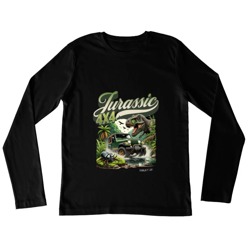 Expédition 4x4 Jurassique Femme Manches Longues T-Shirt