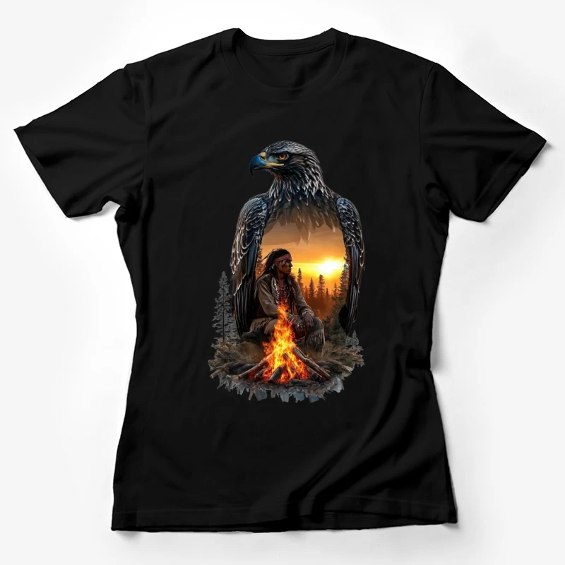 Spirit of the Eagle: A Native American Connection Female T-Shirt