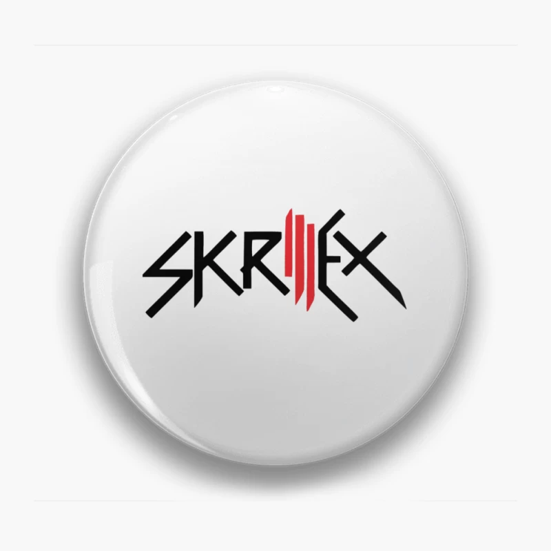 Skrillex Electronic Music Artist Logo Design Pin