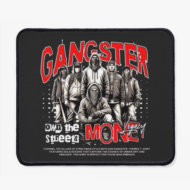 editable gangster money Mouse Pad