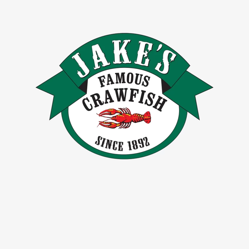 Jake's Famous Crawfish Restaurant - Historic Seafood Logo Since 1892 Female Pullover Sweatshirt