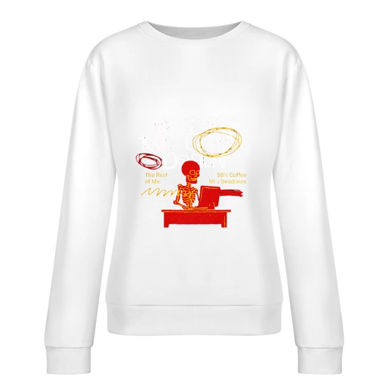 Kreativer Grafikdesign-Flow Damen Pullover Sweatshirt