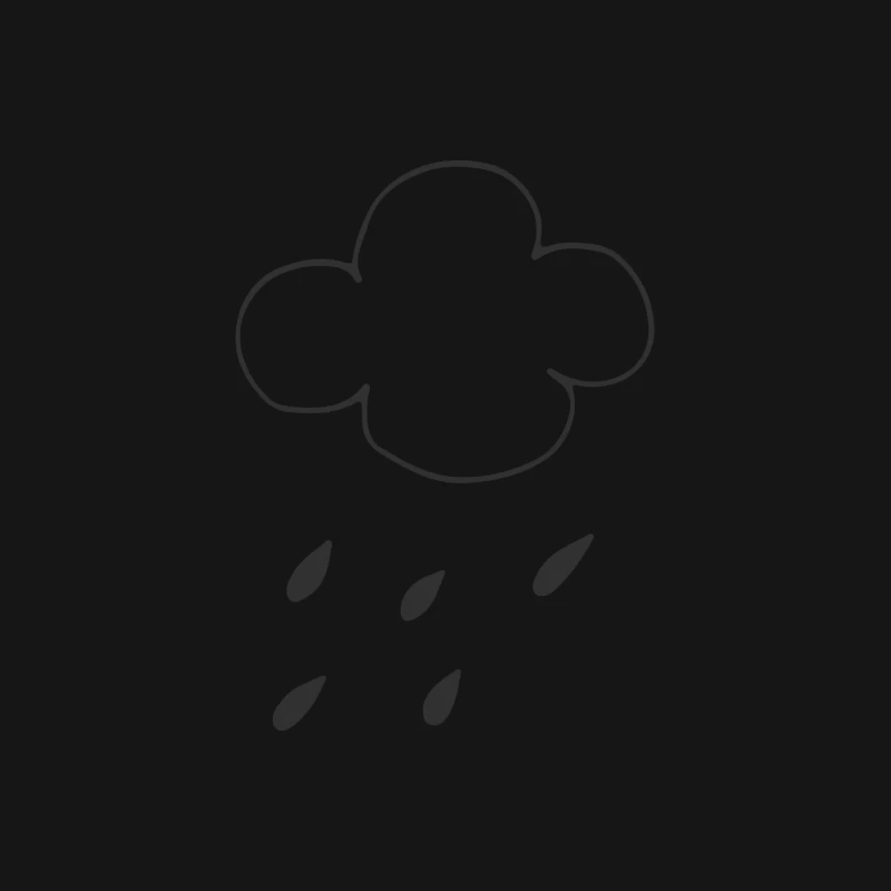 Icône de pluie simple Femme T-Shirt