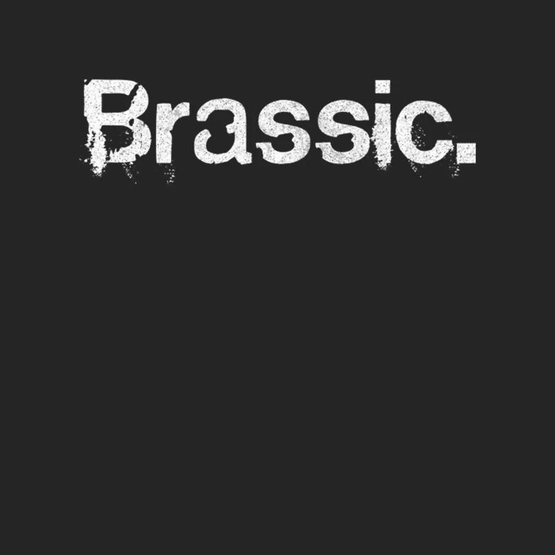 Brassic  Faded &amp_ Distressed Style Design Male Pullover Sweatshirt
