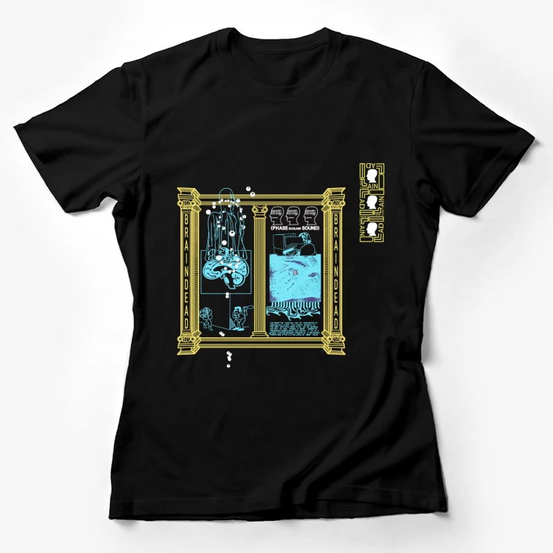 Surrealistische Gehirn-Illustration Damen T-Shirt