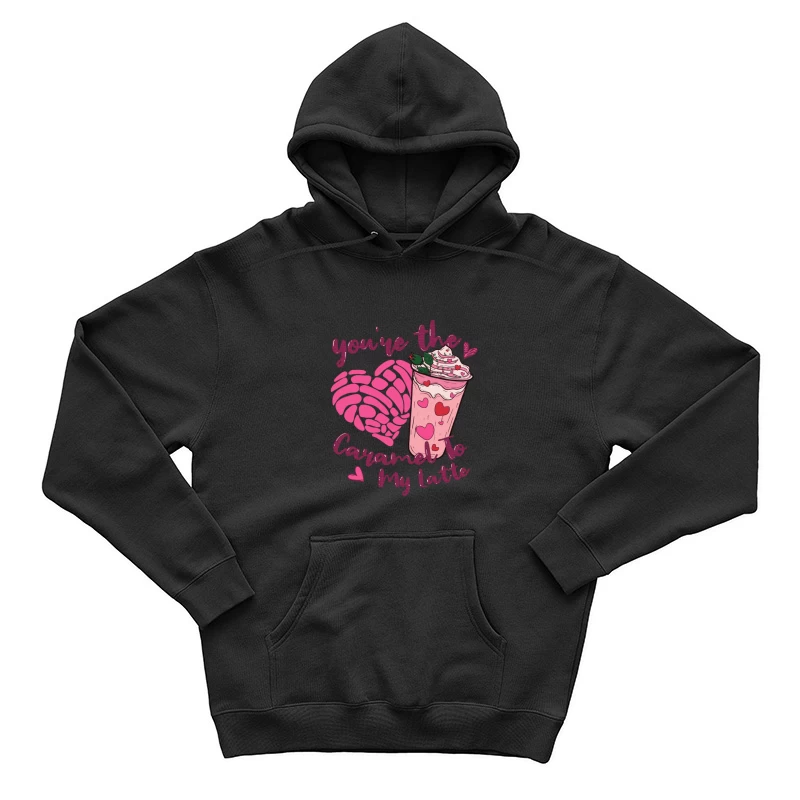 Charmante Liebesbotschaft für Kaffee-Liebhaber Herren Pullover Hoodie