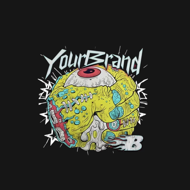 Design de Monstre Zombie Homme T-Shirt