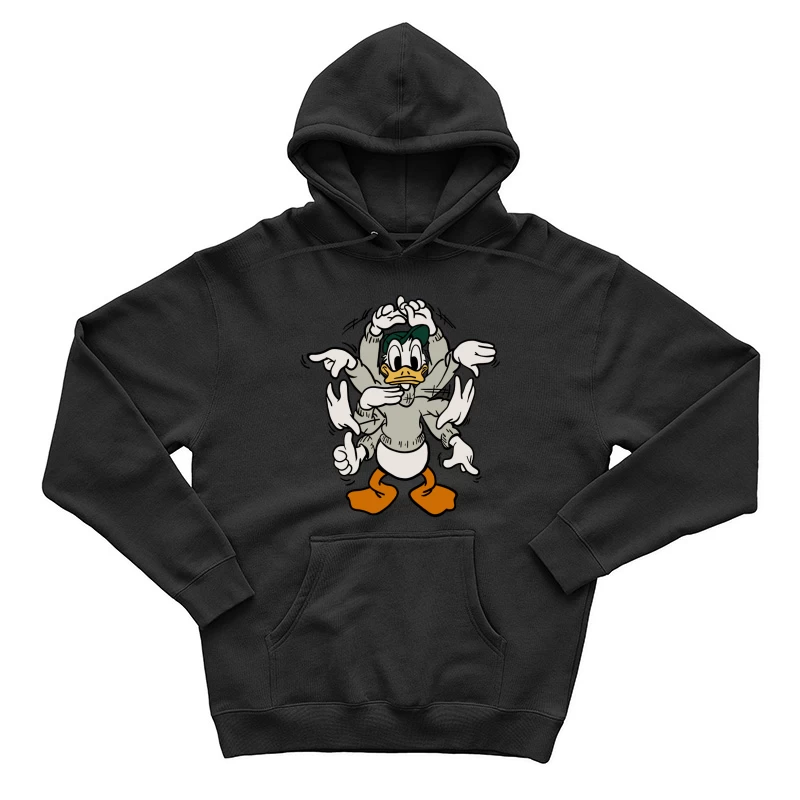 Comicfigur mit mehreren Armen Herren Pullover Hoodie