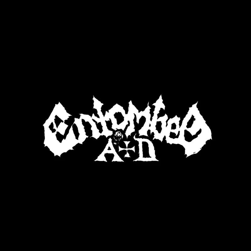 Entombed White Logo Coffee Mug