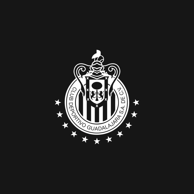 Chivas Rayadas Guadalajara Mexico Soccer FMF Soccer Desk Mat