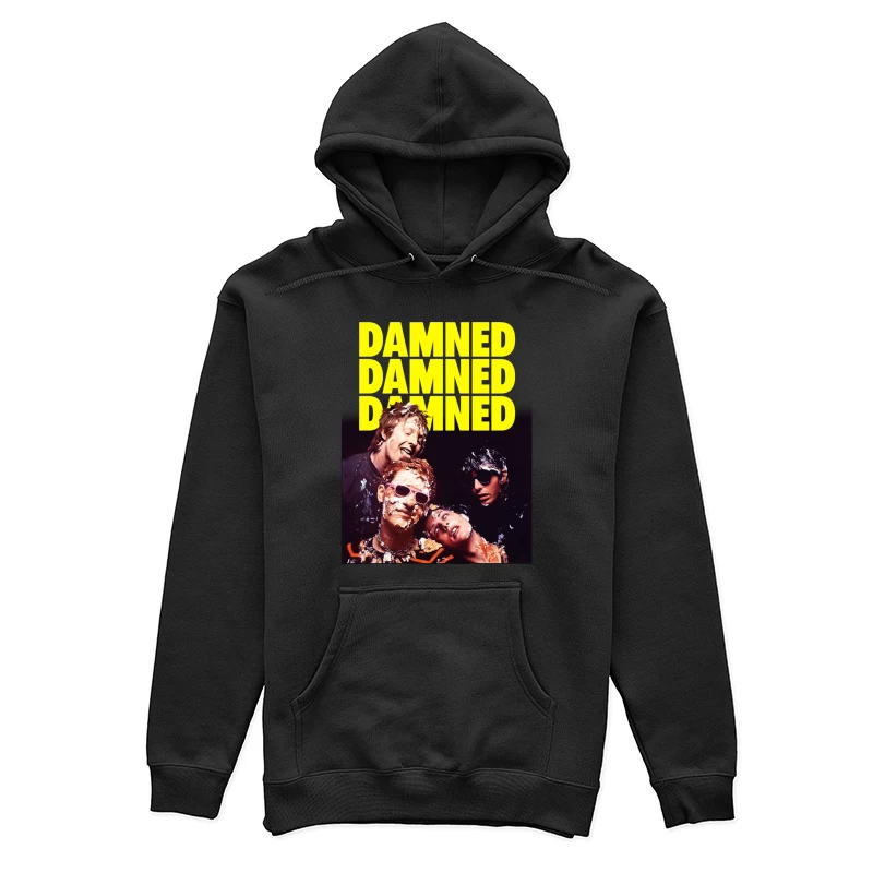 The Damned Punk Rock Band Vintage Album Cover Female Pullover Hoodie