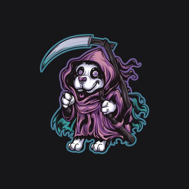 Chien Grim Reaper Femme Sweat à capuche