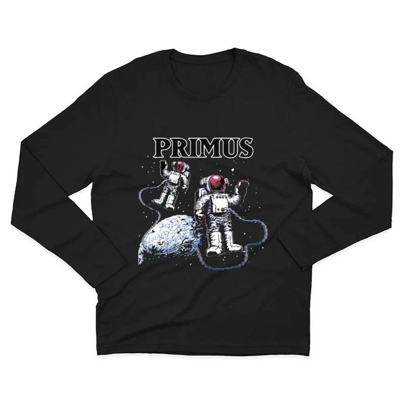 Primus Band Space Astronaut Art Illustration Male Long Sleeve T-Shirt