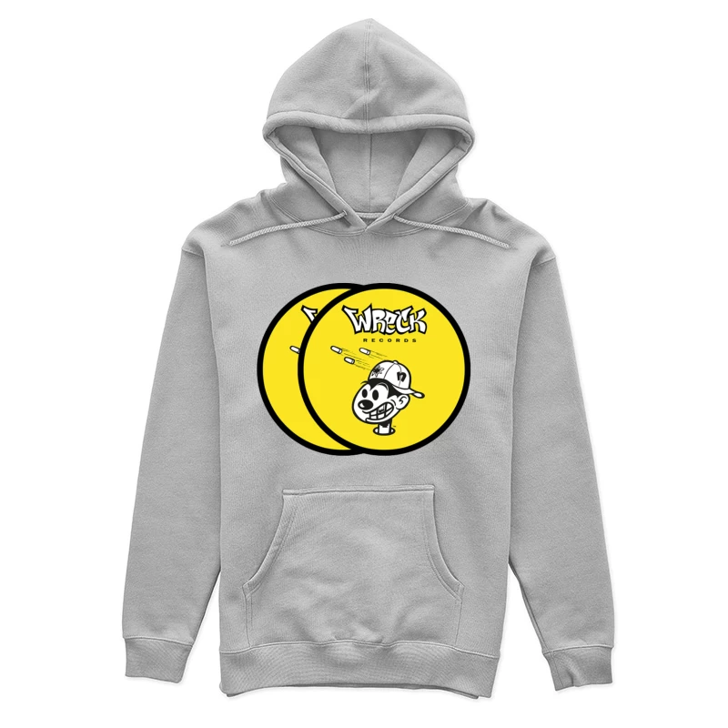 Vintage Wreck Records 2 Female Pullover Hoodie