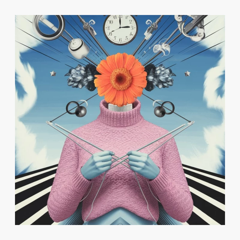 Surreal Time Management: A Flowering of Creativity Pin