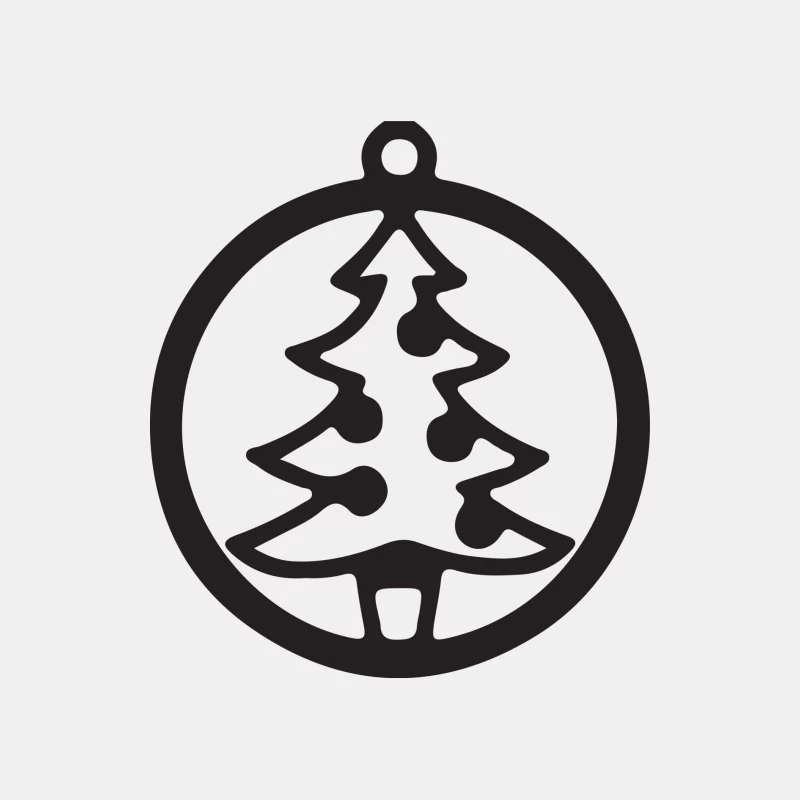 Décoration de Noël en forme de sapin Homme Débardeur