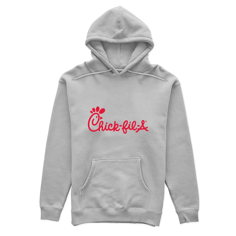 Chick-fil-A Restaurant Chain Logo in Red Female Pullover Hoodie