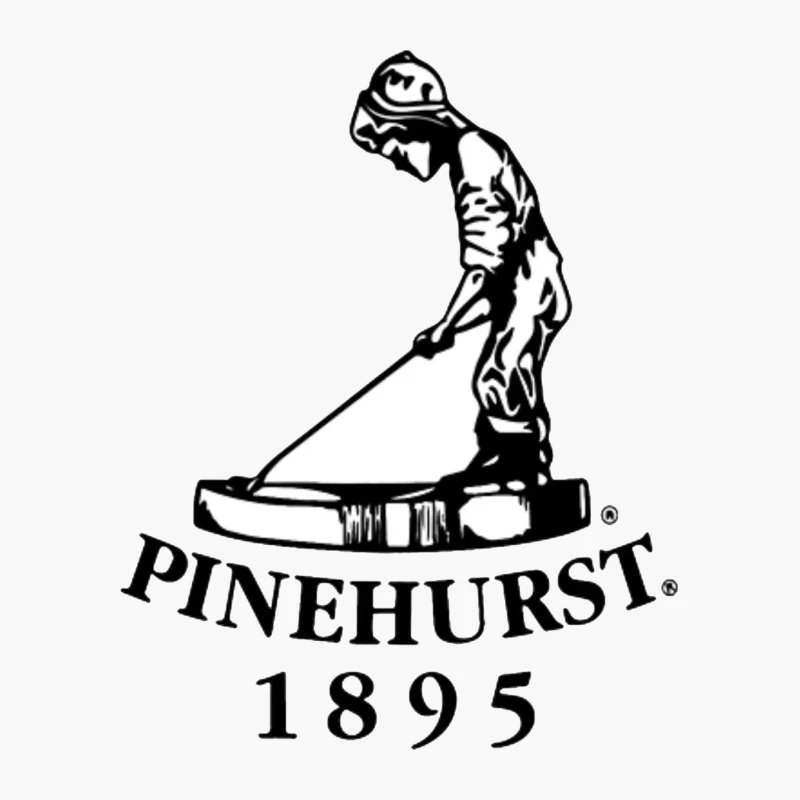 Pinehurst Golf Resort Historic Logo Since 1895 Cotton Tote Bag