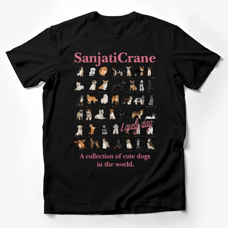 Sammlung süßer Hunde weltweit Herren T-Shirt