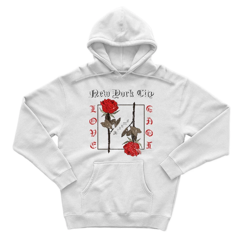 Rêves de roses de la ville de New York Homme Sweat à capuche