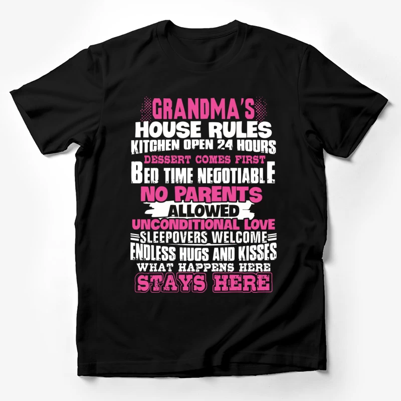 Règles amusantes chez Grand-mère Homme T-Shirt
