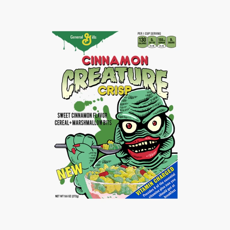 Cinnamon Creature Crunch, non-distressed version Cotton Tote Bag