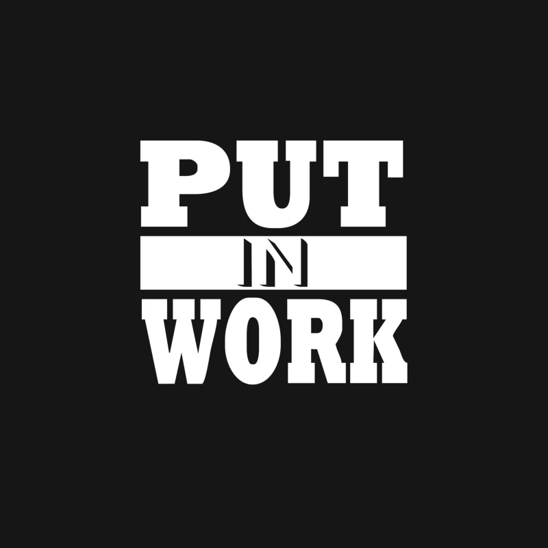 Put In Work Desk Mat
