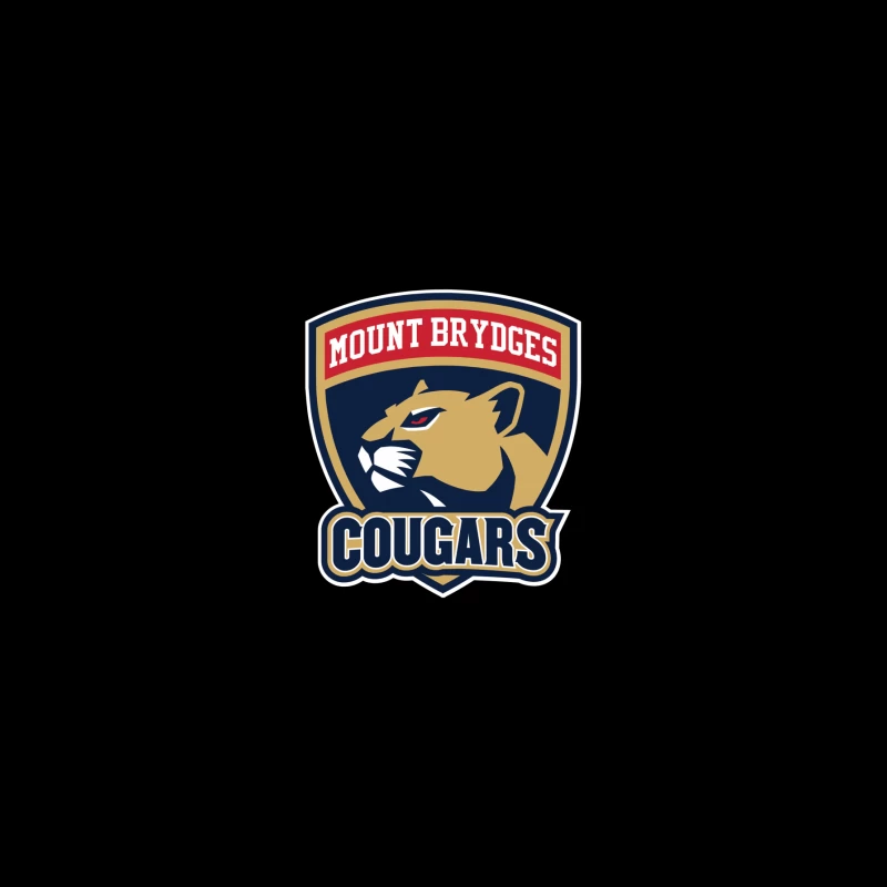 Mount Brydges Cougars Team Sports Logo Travel Mug