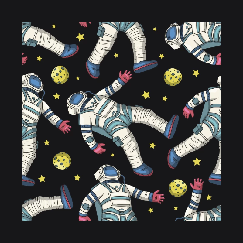 Astronauten im Weltraum Herren Pullover Hoodie